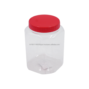 1000ml wide mouth sugar jar, PET plastic bottle snack jar airtight SFG-JPET-0001