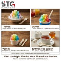 Cuillère à glace en bouleau sur mesure, biodégradable, jetable, écologique, de qualité alimentaire, pour gelato, pour café, certifiée BRCGS