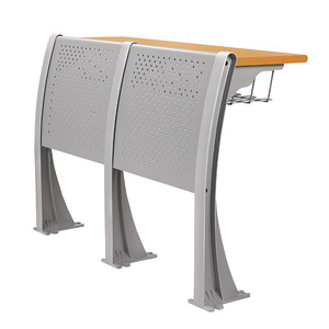 Escritorios y sillas de aluminio Mingzhong para aulas con pasamanos para entrenamiento escolar, tamaño personalizable, modelo LH-900-2 - Product Image 2