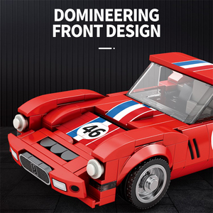 Briques de construction certifiées CE et CPC Ferra <span class=keywords><strong>250</strong></span> <span class=keywords><strong>GTO</strong></span> - Modèle à l'échelle 1:24 en plastique ABS, supercar de course pour adultes - Product Image 5