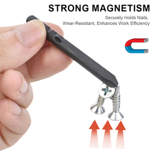 Punta per Cacciavite Phillips S2 di Grado Industriale, Finitura Fosfatata Nera, Gambo da 6mm, Forte Magnetismo per <span class=keywords><strong>Cacciaviti</strong></span> Elettrici <span class=keywords><strong>Serie</strong></span> 802 - Product Image 4