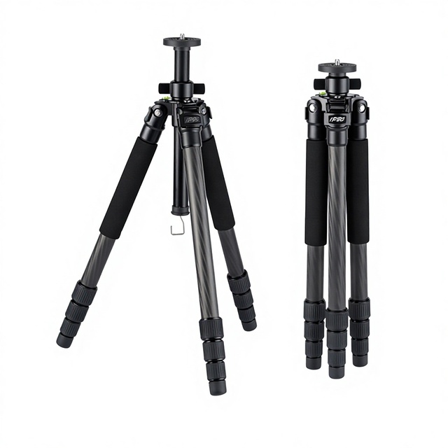 Veteli 105T Carbon Fiber Tripod 15kg Load Capacity Photography Outdoor Shooting 32mm Large Diameter 4 Sections Professional