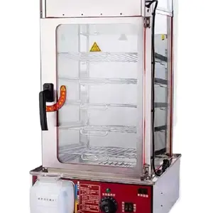 Шкаф-витрина для подогрева фаст-фуда/машина для приготовления На Пару булочек/машина для приготовления паровой пищи