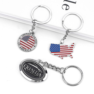 Chất lượng cao tùy biến đa hình dạng kim loại móc khóa lý tưởng cho các đơn đặt hàng bán buôn quà tặng của công ty quảng cáo thương hiệu - Product Image 5