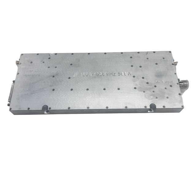1550-1620MHz 500W RF Amplification Module Pure Power Amplifier High Gain Linear Output for SDR RF Communication Signal Boosting