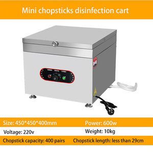 Lyroe Commercial Restaurant cuisine baguettes stérilisateur désinfection chariot à traîne - Product Image 6