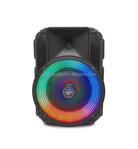 AO-839 8-Inch taşınabilir kablosuz RGB ışık hoparlör subwoofer çok fonksiyonlu ev Mic ses sistemi açık kablosuz hoparlör - Product Image 4