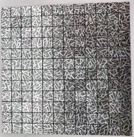 Mosaïque moderne 300x300 en aluminium, carrelage d'art, miroir mural décoratif populaire le plus populaire pour salle de bain, hôtel, mur intérieur, échantillon gratuit