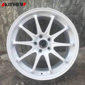 White color concave magnesium 17 18 inch alloy wheels rims for sale