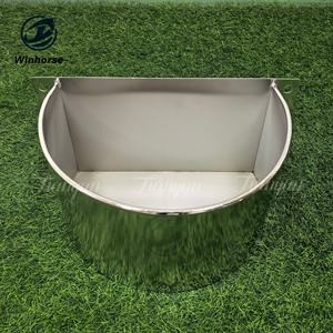 Mangeoire pour chevaux robuste, bol <span class=keywords><strong>d</strong></span>'alimentation pivotant rotatif, design durable antirouille pour les boxes, les écuries et les écoles <span class=keywords><strong>d</strong></span>'<span class=keywords><strong>équitation</strong></span> - Product Image 4