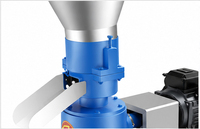 Henglu Nouvelle machine à granulés multifonctionnelle de 60 kg de capacité, moteur diesel et essence de 3 kW, pour l'alimentation des volailles, du bétail et des animaux