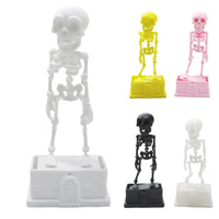 Squelette dansant 3D imprimé sur mesure avec ventouse et tube à oxygène pour aquarium – Figurine amusante
