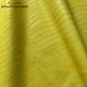 Pelle Sintetica PU Personalizzata Resistente con Motivo a Coccodrillo Impermeabile Ecologica Texture a Scacchi Effetto Pietra per Borse e Scarpe - Product Image 3