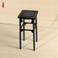 Nouvelle table d'appoint en résine Art Déco, support à fleurs, design carré minimaliste, pour salon, salle de thé, décoration d'anniversaire
