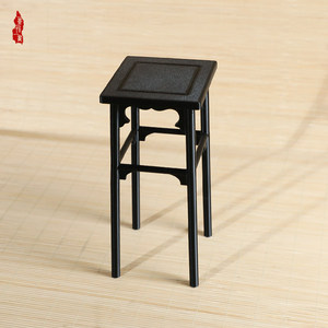 Mesa Auxiliar de Resina Estilo Chino, Diseño Cuadrado Clásico <span class=keywords><strong>Minimalista</strong></span>, Estilo Antiguo, Decorativa para Sala de Estar o Salón de Té - Product Image 1