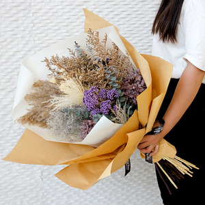 Bouquet de fleurs en gros, assortiment d'hortensia et d'herbe de pampas, bouquet de fleurs séchées pour décoration de mariage - Product Image 6