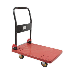 <b>Trolley</b> Pulling Tool Cart <b>Platform</b> <b>Trolley</b> <b>Trolley</b> Trailer Handling Rubber Mute Logistics Folding Zhiming YOSO - Product Image 5