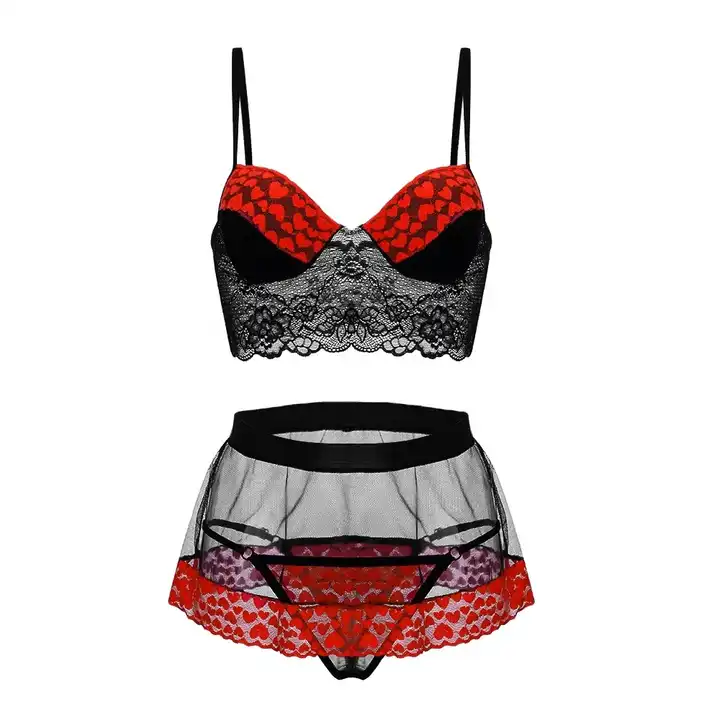 Womens Sexy Lingerie Set Lace Push-Up