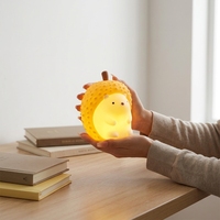 Lampe LED tactile d'aromathérapie pour enfants, mini lampe en silicone, vente en gros, mignonne, petite, colorée, personnalisable, veilleuse à effleurer