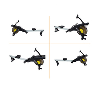Concept de haute qualité, capacité de 200kg, rameur à Air domestique 2 rames avec moniteur