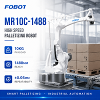Bras robotique FOBOT 4 axes 10 kg Mr10c-1488, rayon d'action de 1488 mm, garantie 1 an, fourniture directe d'usine, automatisation de la manutention