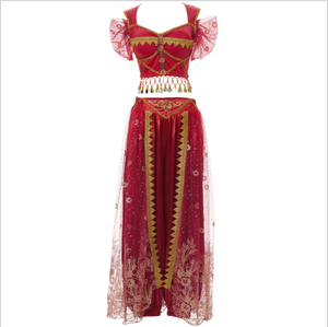Disfraz de Halloween de Bollywood para Mujer, Popular Disfraz de Princesa Jazmín de <span class=keywords><strong>Aladdin</strong></span> de TV y Películas para Niñas - Product Image 2