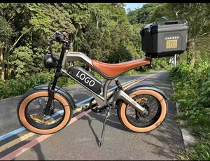 Vélo électrique tout-terrain 48V18.2Ah avec pneus larges 20*4.0, cadre en alliage d'aluminium, NFC, double moteur 1000W, vélo électrique rétro pour adultes - Product Image 2