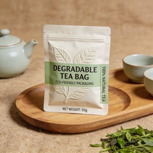 Sachets Doypack Biodégradables Imprimés Personnalisés - Sacs Ziplock Refermables pour l'Emballage de Fruits Secs, Granola, <span class=keywords><strong>Muesli</strong></span>, Noix et Thé - Product Image 6