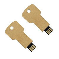 Unidad flash USB de papel reciclado, pendrive en forma de COGO, 16 G32 32 G64 GB 128GB