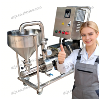 Mélangeur à rotor-stator à cisaillement élevé en ligne avec pompe d'émulsification pour mayonnaise DZJX 2l 500l
