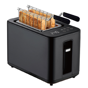 Grille-pain électrique à 2 tranches de pain grille-pain intelligent <span class=keywords><strong>sans</strong></span> <span class=keywords><strong>fil</strong></span> avec pinces à sandwich - Product Image 1