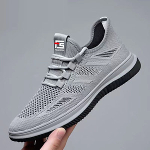 Flyweave new summer mesh breathable casual <b>shoes</b> with <b>soft</b> sole and anti-slip feature, simple and fashionable sports <b>shoes</b> - Product Image 4
