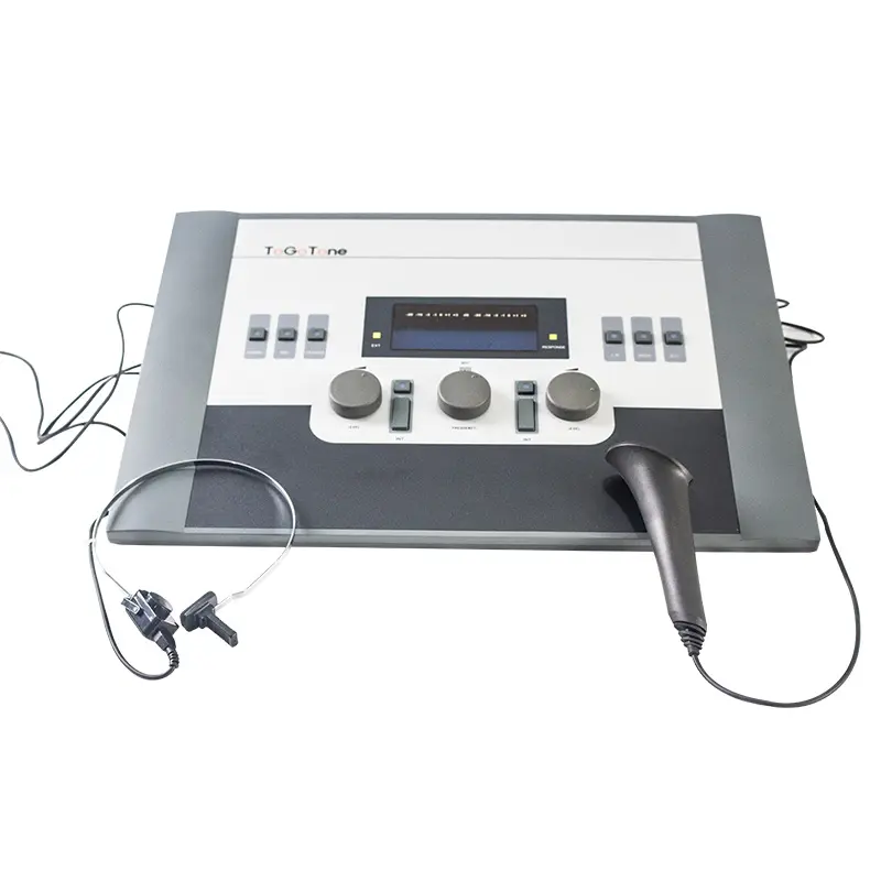 Peralatan ENT tes pendengaran diagnostik audiologi Audiometer untuk skrining pendengaran