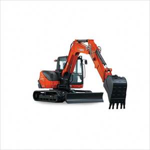 Mini-excavatrices d'occasion Kubota KX080-4 d'origine japonaise, 6,6 tonnes, sur chenilles, de bonne qualité, en vente à prix réduit - Product Image 1