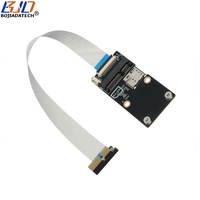 Adaptateur sans fil PCI-E 1X vers Mini PCIe MPCIe à 90 degrés avec 1 emplacement pour carte NANO SIM pour carte WIFI / module modem 4G 3G LTE GSM