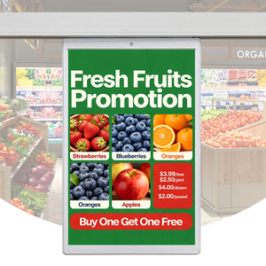 ป้ายราคาอัจฉริยะดิจิทัลสำหรับซูเปอร์มาร์เก็ต ขนาด 10.1 นิ้ว สีสันสดใส ESL ป้ายชั้นวางสินค้าอิเล็กทรอนิกส์ ความสว่าง 400cd/m² ป้ายดิจิทัล LCD ด้านเดียว - Product Image 1