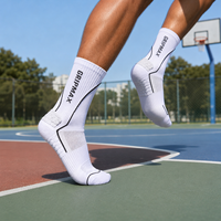 Chaussettes avec logo personnalisé, taille et couleur personnalisées, emballage personnalisé |   Chaussettes de sport anti-ampoules absorbant les chocs et à séchage rapide pour l'entraînement