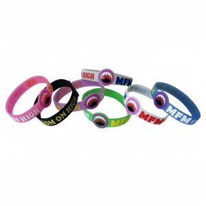 Pulsera de Silicona Personalizada de 12 mm para Iglesia en Nigeria, Brazalete de Goma con Logotipo Personalizado en Relieve - Product Image 2