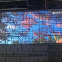 Affichage à LED d'écran en verre transparent pour des affichages de fenêtre de magasin de bijoux et de centre commercial