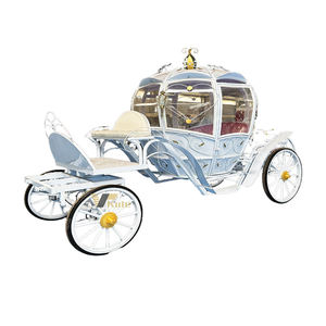 Carruaje de Lujo Estilo Princesa para Bodas, Romántico y Elegante, Carruaje Turístico, Carroza de Calabaza de Cenicienta - Product Image 1