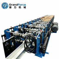 Machine de formage à froid automatique à double sortie haute vitesse pour profilés en acier C et M, pour la production de supports solaires pour centrales photovoltaïques