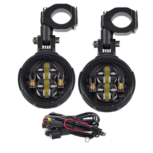 Feux antibrouillard LED pour <span class=keywords><strong>moto</strong></span>, lampe auxiliaire pour BMW R1200GS F800GS Yamaha <span class=keywords><strong>MT07</strong></span> MT09 CRF1000L Kawasaki, feux de conduite <span class=keywords><strong>moto</strong></span> - Product Image 6