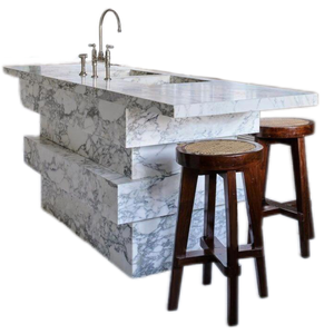 Il produttore memorizza un design moderno <span class=keywords><strong>carra</strong></span> marmo bianco cucina isola cucina con armadi in marmo - Product Image 2