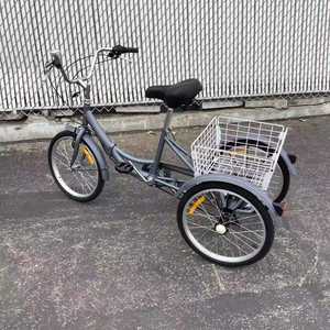 Triciclo Elettrico a <span class=keywords><strong>Tre</strong></span> <span class=keywords><strong>Ruote</strong></span> per Adulti con Cestino e Alta Qualità - Product Image 6