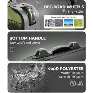 Bolsa de Viaje Expandible de 32 Pulgadas, Plegable, con Ruedas de Goma, Plegable, con Múltiples Bolsillos y Compartimentos - Product Image 6