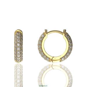 Pendientes de Diamantes, Joyería Fina, Pendientes de Diamantes Naturales, Elegantes, Lujosos, Clásicos para Mujer, Servicio Personalizado OEM/ODM - Product Image 4