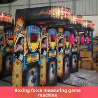 Machine de jeu d'arcade de boxe à monnayeur en métal avec fonctions de frappe et de poussée - Soulagement du stress et personnalisation OEM