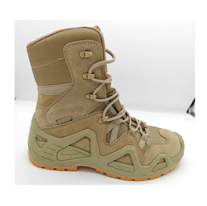 Bottes tactiques respirantes en cuir de vachette suédé vert Coyote Brown TSB07 pour la chasse, fabriquées en Chine/Guangxi - Product Image 4