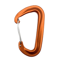 Mousquetons en aluminium 16kN légers et sécurisés pour hamac, camping, accessoires de sac à dos, équipement de plein air