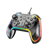 Control de Juego USB con Cable, Vibración Dual, Botones Programables, Botón Turbo, Sensor de Movimiento para PC, Directo de Fábrica